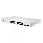 Cisco switch CBS350-24T-4G-EU (24xGbE, 4xSFP, fanless)