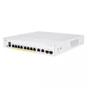 Cisco switch CBS250-8P-E-2G (8xGbE, 2xGbE/SFP combo, 8xPoE+, 60W, fanless)