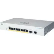 Cisco switch CBS220-8FP-E-2G (8xGbE, 2xSFP, 8xPoE+, 130W, fanless)
