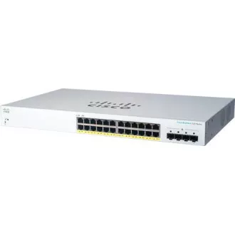 Cisco switch CBS220-24P-4G (24xGbE, 4xSFP, 24xPoE+, 195W) Cisco switch CBS220-24P-4G (24xGbE, 4xSFP, 24xPoE+, 195W)