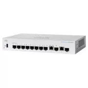 Cisco switch CBS350-8S-E-2G-EU (8xSFP, 2xGbE/SFP combo, fanless)
