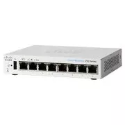 Cisco switch CBS250-8T-D (8xGbE, 1xPoE-in, fanless)