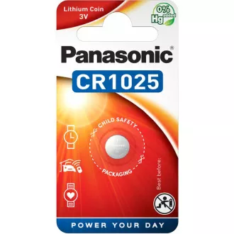 PANASONIC Lítiová batéria (gombíková) CR-1025EL/1B 3V (Blister 1ks)