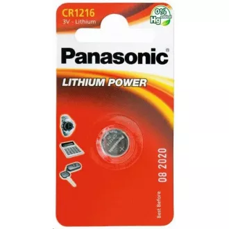 PANASONIC Lítiová batéria (gombíková) CR-1216EL/1B 3V (Blister 1ks)