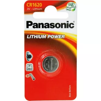 PANASONIC Lítiová batéria (gombíková) CR-1620EL/1B 3V (Blister 1ks)