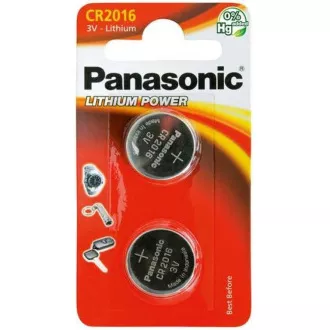 PANASONIC Lítiová batéria (gombíková) CR-2016EL/2B 3V (Blister 2ks)