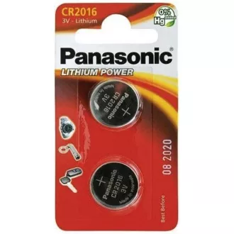PANASONIC Lítiová batéria (gombíková) CR-2016EL/2B 3V (Blister 2ks)
