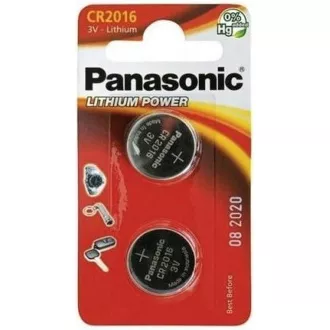 PANASONIC Lítiová batéria (gombíková) CR-2016EL/2B 3V (Blister 2ks)