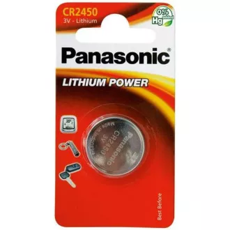 PANASONIC Lítiová batéria (gombíková) CR-2450EL/1B 3V (Blister 1ks)