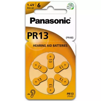 PANASONIC Zinkovzduchová batéria PR-13(48)/6LB AAA 1, 2V (Blister 6ks)