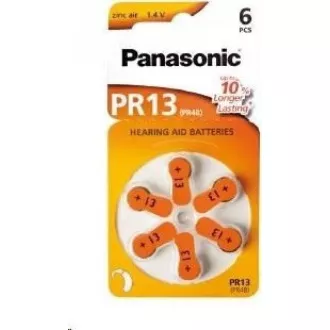 PANASONIC Zinkovzduchová batéria PR-13(48)/6LB AAA 1, 2V (Blister 6ks)