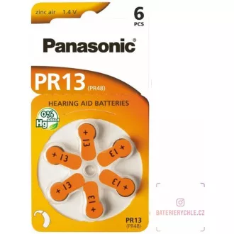 PANASONIC Zinkovzduchová batéria PR-13(48)/6LB AAA 1, 2V (Blister 6ks)