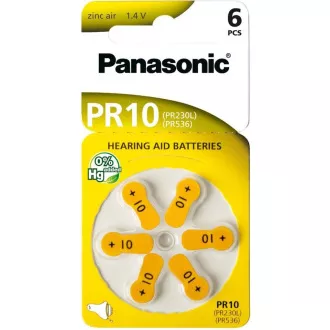 PANASONIC Zinkovzduchová batéria PR-230(10)/6LB AAA 1, 2V (Blister 6ks)