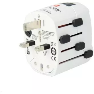 SKROSS cestovný adaptér PRO, 6.3A max., uzemnený, univerzálny pre celý svet