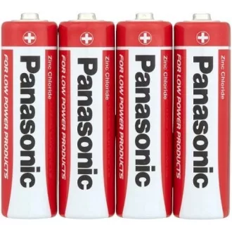 PANASONIC Zinkouhlíkové batérie Red Zinc R6RZ/4P AA 1, 5V (shrink 4ks)