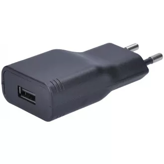 Solight USB nabíjací adaptér, 1x USB, 2400mA, AC 230V, čierny