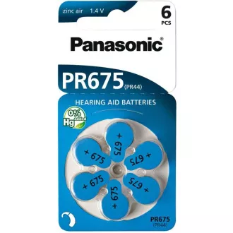 PANASONIC Zinkovzduchová batéria PR-675(44)/6LB AA 1, 2V (Blister 4ks)