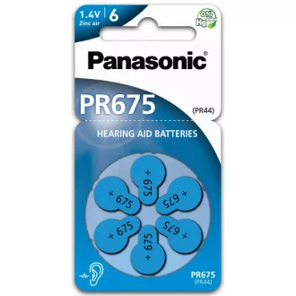 PANASONIC Zinkovzduchová batéria PR-675(44)/6LB AA 1, 2V (Blister 4ks)