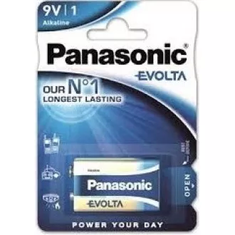 PANASONIC Alkalické batérie EVOLTA Platinum 6LR61EGE/1BP 9V (1ks)