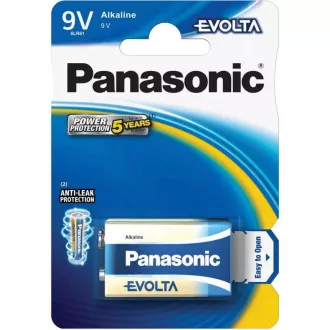 PANASONIC Alkalické batérie EVOLTA Platinum 6LR61EGE/1BP 9V (1ks)