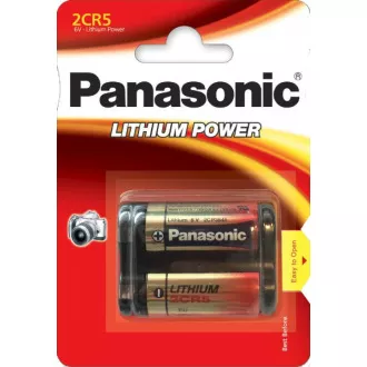 PANASONIC Lítiové - FOTO batéria 2CR-5L/1BP 6V (blister - 1ks) PANASONIC Lítiové - FOTO batéria 2CR-5L/1BP 6V (blister - 1ks)