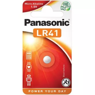 PANASONIC Alkalická MIKRO batéria LR-41EL/1B 1, 5V (Blister 1ks)