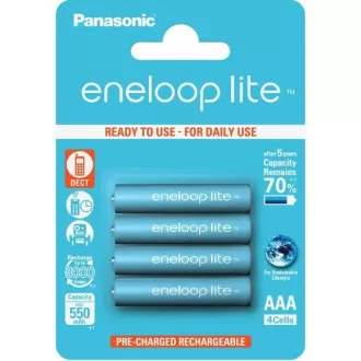 PANASONIC HR03 AAA 4LCCE/4BE ENELOOP LITE N, 550 mAh (Blister 4ks)