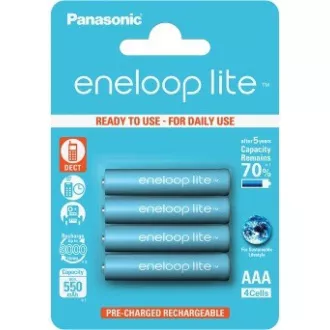 PANASONIC HR03 AAA 4LCCE/4BE ENELOOP LITE N, 550 mAh (Blister 4ks)
