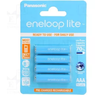 PANASONIC HR03 AAA 4LCCE/4BE ENELOOP LITE N, 550 mAh (Blister 4ks)