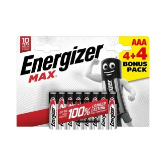 Energizer LR03/8 Max AAA 4+4 zadarmo Energizer LR03/8 Max AAA 4+4 zadarmo