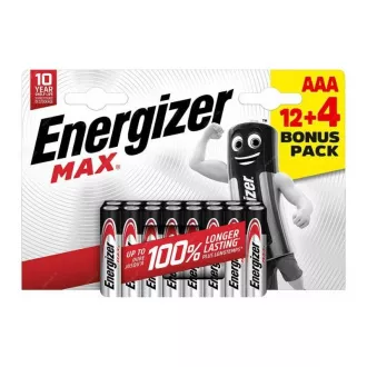 Energizer LR03/16 Max AAA 12+4 zadarmo