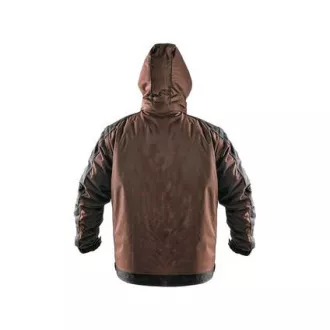 Bunda CXS IRVINE, zimná, pánska, hnedo-čierna, veľ. 2XL