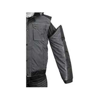 Bunda CXS IRVINE, zimná, pánska, šedo-čierna, veľ. 2XL
