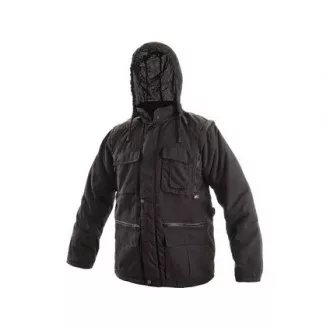 Pánska zimná bunda GEORGIA, čierna, veľ. 2XL