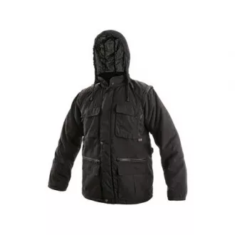 Pánska zimná bunda GEORGIA, čierna, veľ. 2XL