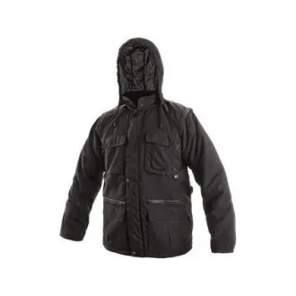 Pánska zimná bunda GEORGIA, čierna, veľ. 3XL Pánska zimná bunda GEORGIA, čierna, veľ. 3XL