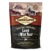 Carnilove Lamb & Wild Boar 1, 5kg - jahňace a divocak