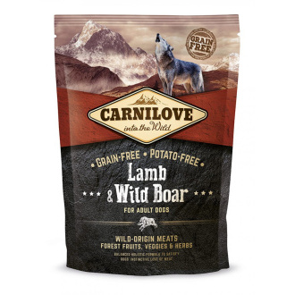 Carnilove Lamb & Wild Boar 1, 5kg - jahňace a divocak
