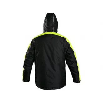 Bunda CXS BRIGHTON, zimná, čierno-žltá, vel. 3XL