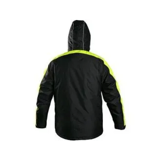 Bunda CXS BRIGHTON, zimná, pánska, čierno-žltá, veľ. 4XL Bunda CXS BRIGHTON, zimná, pánska, čierno-žltá, veľ. 4XL