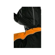 Bunda CXS BRIGHTON, zimná, pánska, čierno-oranžová, veľ. 4XL