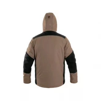 Bunda CXS BALTIMORE, pánska, béžovo - čierna, veľ. 4XL