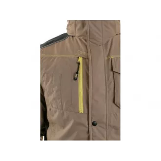 Bunda CXS BALTIMORE, pánska, béžovo - čierna, veľ. 4XL