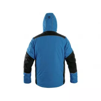 Bunda CXS BALTIMORE, pánska, stredne modrá - čierna, vel. 2XL