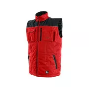 Pánska zimná vesta SEATTLE, červeno-čierna, veľ. L