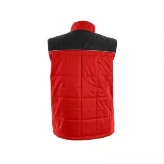 Pánska zimná vesta SEATTLE, červeno-čierna, veľ. 3XL