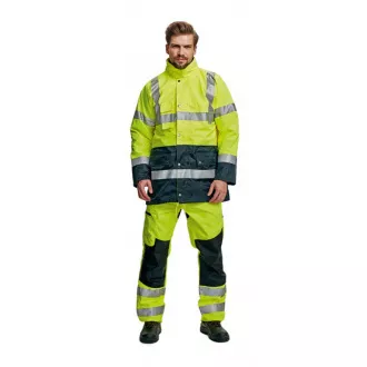 BI ROAD bunda HV oranžová/navy S