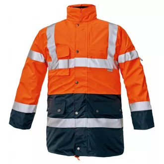 BI ROAD bunda HV oranžová/navy S
