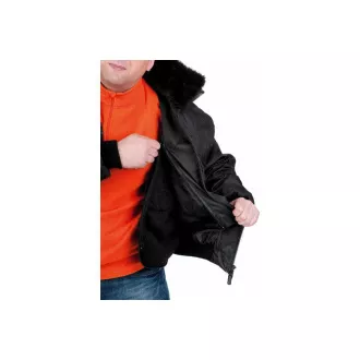 PILOT bunda čierna L