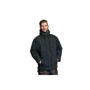 EMERTON zimná bunda čierna/oranžová XL